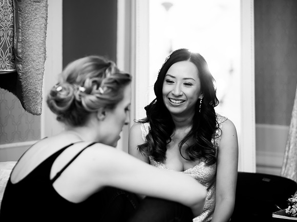 Kathryn and Jason's Winter Wedding at Soughton Hall with Celynnen Photography