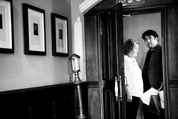 Kathryn and Jason's Winter Wedding at Soughton Hall with Celynnen Photography
