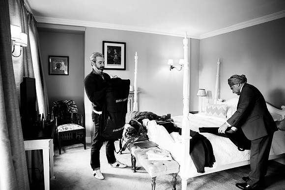 Kathryn and Jason's Winter Wedding at Soughton Hall with Celynnen Photography
