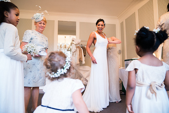 Kathryn and Jason's Winter Wedding at Soughton Hall with Celynnen Photography
