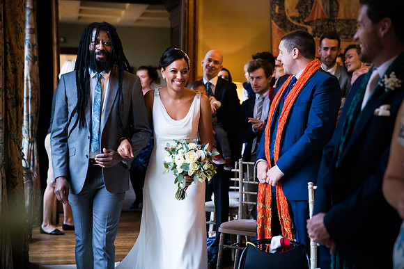 Kathryn and Jason's Winter Wedding at Soughton Hall with Celynnen Photography