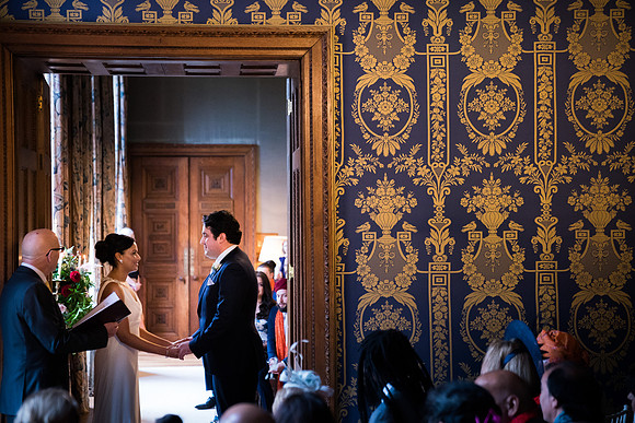Kathryn and Jason's Winter Wedding at Soughton Hall with Celynnen Photography