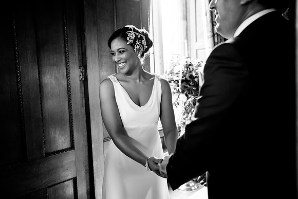 Kathryn and Jason's Winter Wedding at Soughton Hall with Celynnen Photography