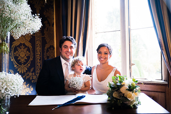 Kathryn and Jason's Winter Wedding at Soughton Hall with Celynnen Photography