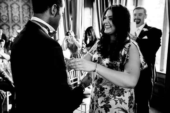 Kathryn and Jason's Winter Wedding at Soughton Hall with Celynnen Photography
