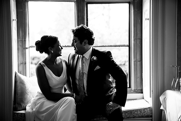 Kathryn and Jason's Winter Wedding at Soughton Hall with Celynnen Photography