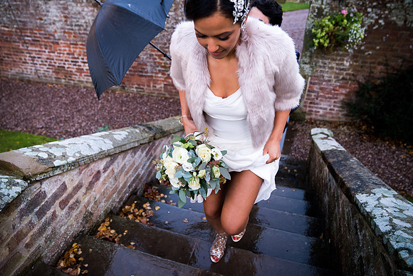 Kathryn and Jason's Winter Wedding at Soughton Hall with Celynnen Photography