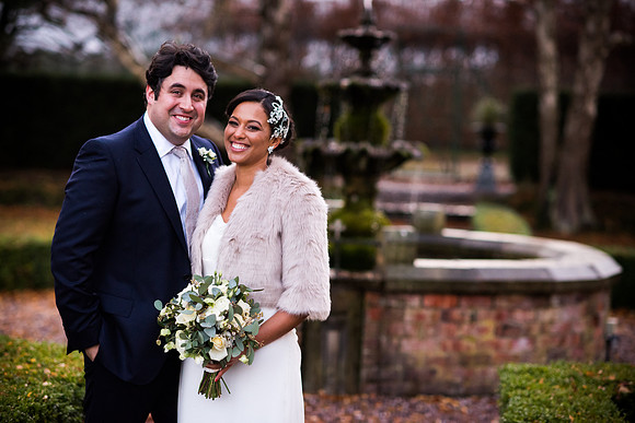 Kathryn and Jason's Winter Wedding at Soughton Hall with Celynnen Photography