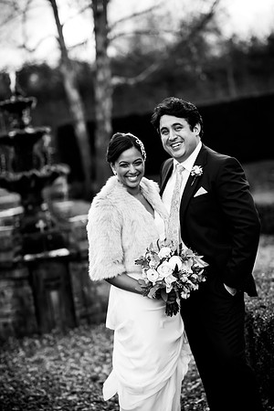 Kathryn and Jason's Winter Wedding at Soughton Hall with Celynnen Photography