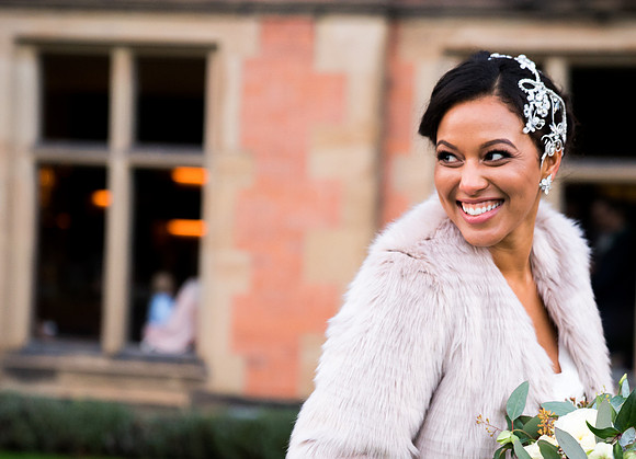 Kathryn and Jason's Winter Wedding at Soughton Hall with Celynnen Photography