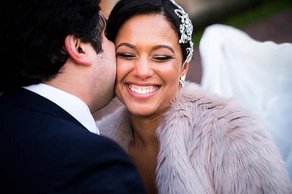Kathryn and Jason's Winter Wedding at Soughton Hall with Celynnen Photography