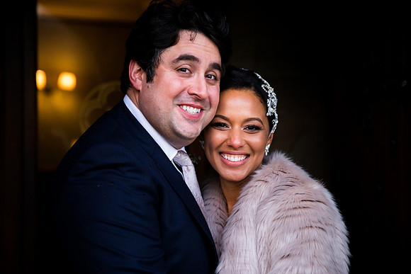 Kathryn and Jason's Winter Wedding at Soughton Hall with Celynnen Photography