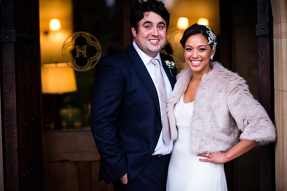 Kathryn and Jason's Winter Wedding at Soughton Hall with Celynnen Photography