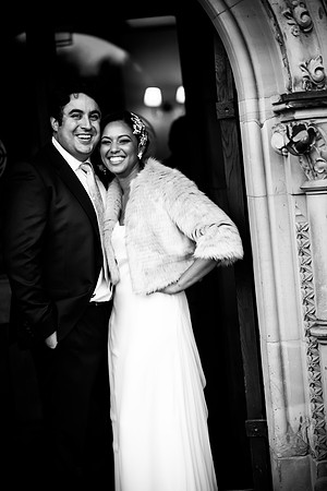 Kathryn and Jason's Winter Wedding at Soughton Hall with Celynnen Photography