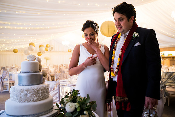 Kathryn and Jason's Winter Wedding at Soughton Hall with Celynnen Photography
