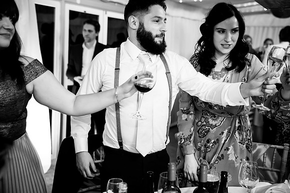 Kathryn and Jason's Winter Wedding at Soughton Hall with Celynnen Photography