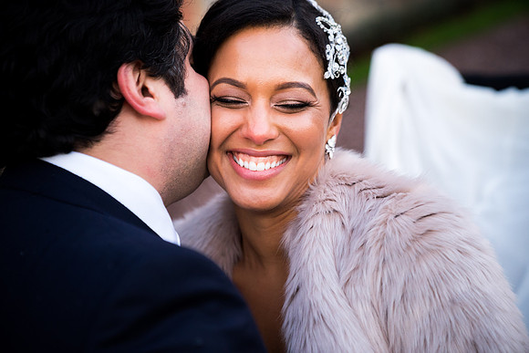 Kathryn and Jason's Winter Wedding at Soughton Hall with Celynnen Photography