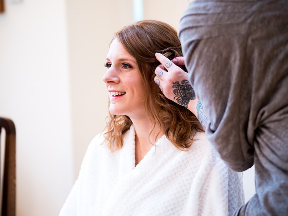 Laura and Ed's Winter Wedding at Nunsmere Hall, with Celynnen Photography
