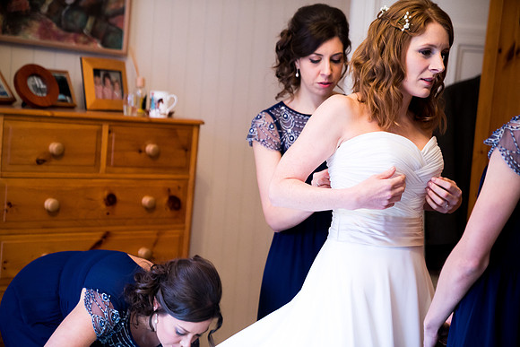 Laura and Ed's Winter Wedding at Nunsmere Hall, with Celynnen Photography