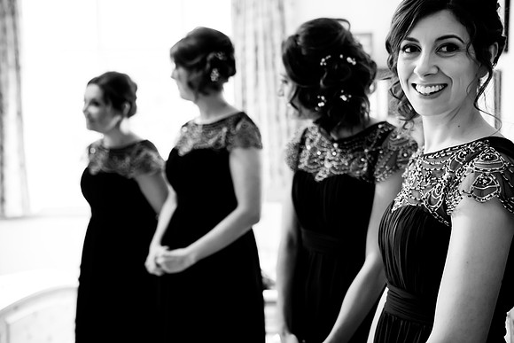 Laura and Ed's Winter Wedding at Nunsmere Hall, with Celynnen Photography