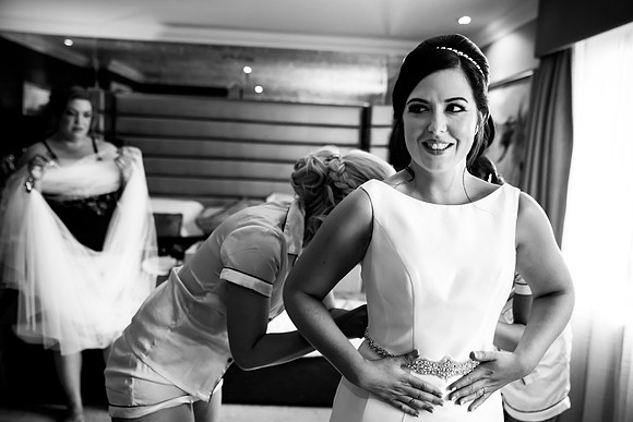 Gemma and Jonny's Wedding at The Grosvenor Pulford Hotel with Celynnen Photography
