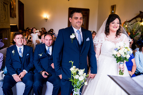 Charlotte and Dean's Wedding at Ruthin Castle with Celynnen Photography
