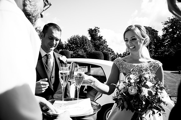 Amy and David's Wedding at Soughton Hall with Celynnen Photography