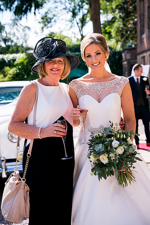 Amy and David's Wedding at Soughton Hall with Celynnen Photography
