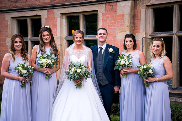 Amy and David's Wedding at Soughton Hall with Celynnen Photography