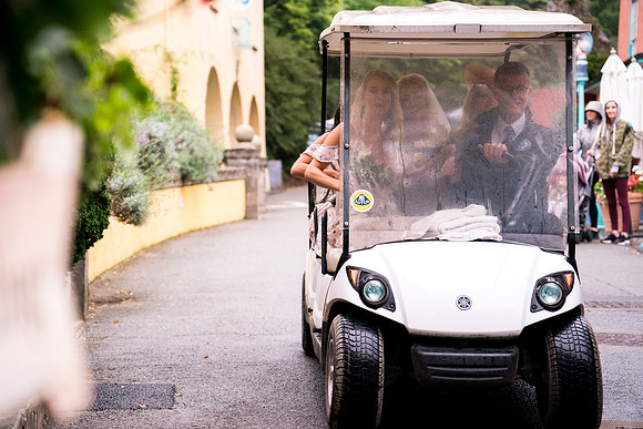 Harriett and Brian's Wedding at Portmeirion with Celynnen Photography