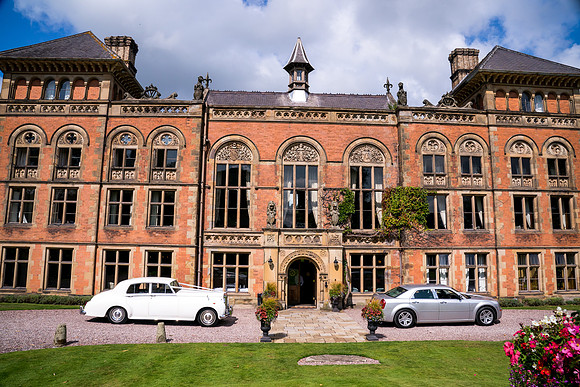 Amy and David's Wedding at Soughton Hall with Celynnen Photography