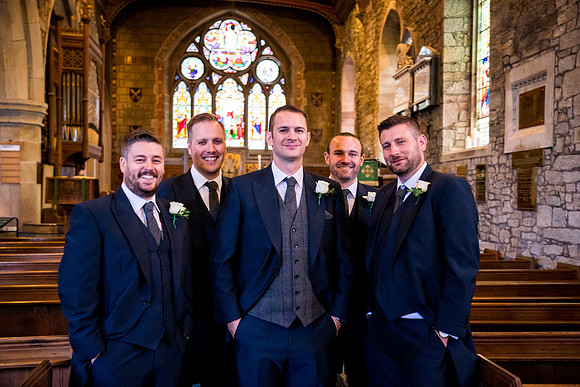 Amy and David's Wedding at Soughton Hall with Celynnen Photography