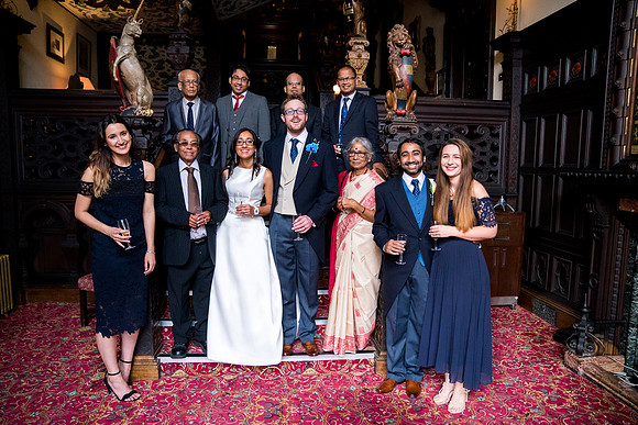 Rina and Jeremy's Wedding at Crewe Hall with Celynnen Photography