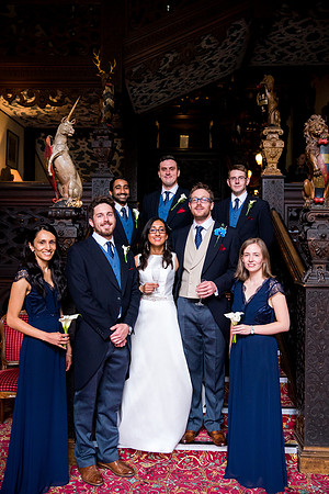 Rina and Jeremy's Wedding at Crewe Hall with Celynnen Photography