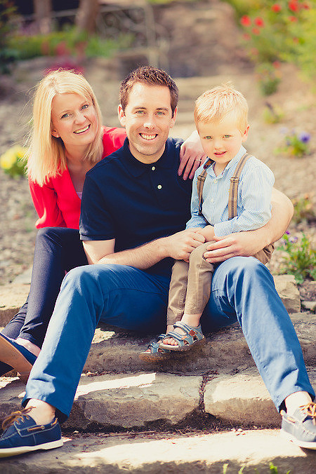 Family photo from a pre-Wedding portrait session by North Wales portrait and wedding photographer Celynnen Photography at the beautiful Crogen Estate (Ioan Said / Celynnen Photography)