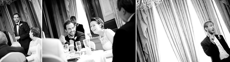 wedding speeches at the St-Georges Hotel, Llandudno by Celynnen Photography