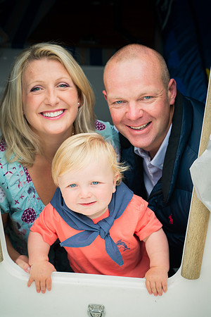 Family portrait from a photoshoot in Llandudno