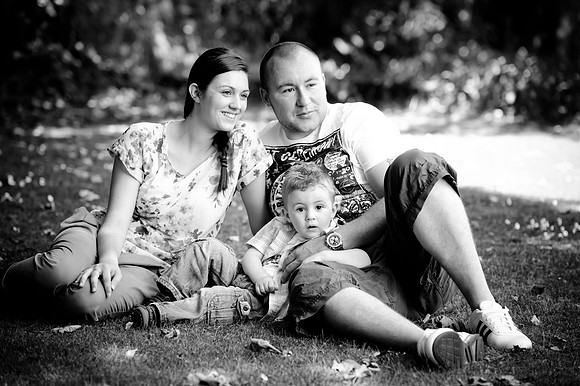 Family portrait from a photoshoot in Denbigh with Celynnen Photography