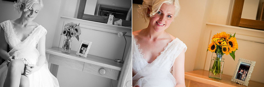 Bridal preparations at Nant-Gwythern by Celynnen Photography