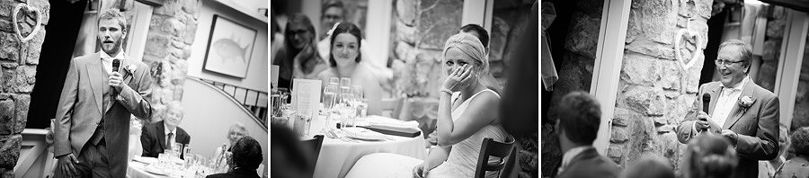 wedding speeches at the bull inn, beaumaris