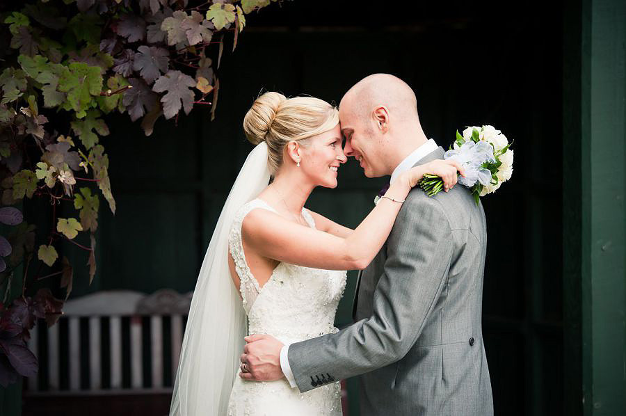 bride and groom at the Lion quays hotel by Celynnen Photography