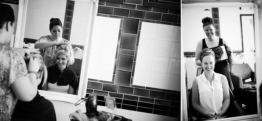Bridal preparations at Grosvenor Pulford