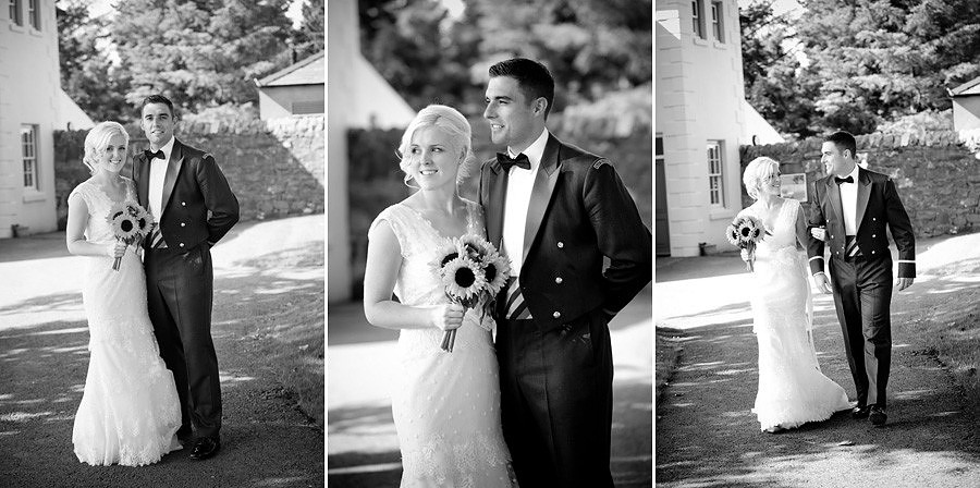 The bride and groom at Nant Gwrtheyrn by Celynnen Photography