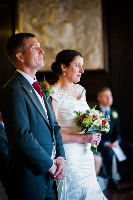 Bride and Groom Getting Married by North Wales Photographer Celynnen Photgraphy