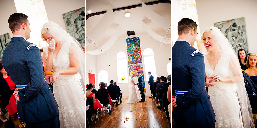 Wedding ceremony at Nant Gwrtheyrn