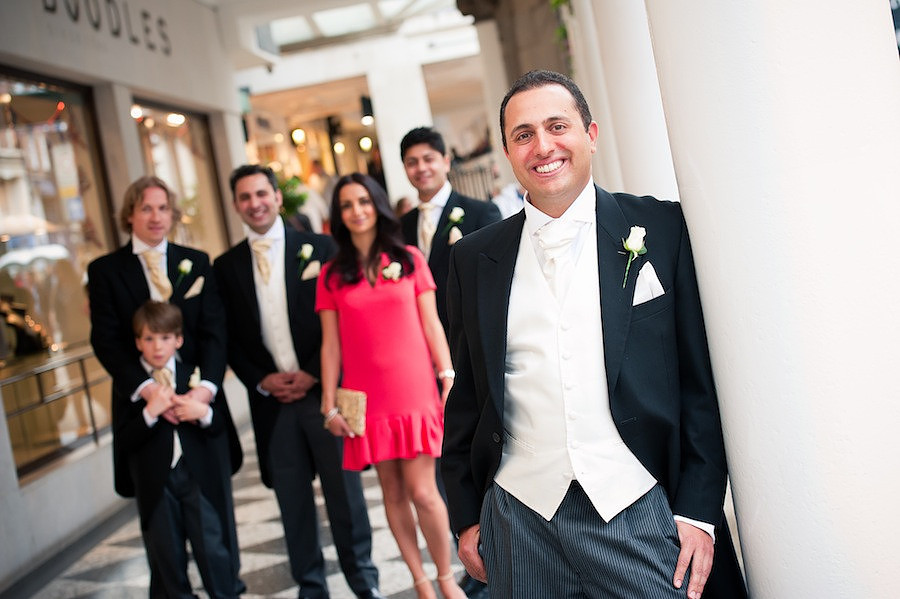 Family group during a wedding at the Chester Grosvenor