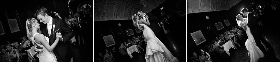 First dance in the hercules Hall in Portmeirion. Wedding Photographer: Celynnen Photography
